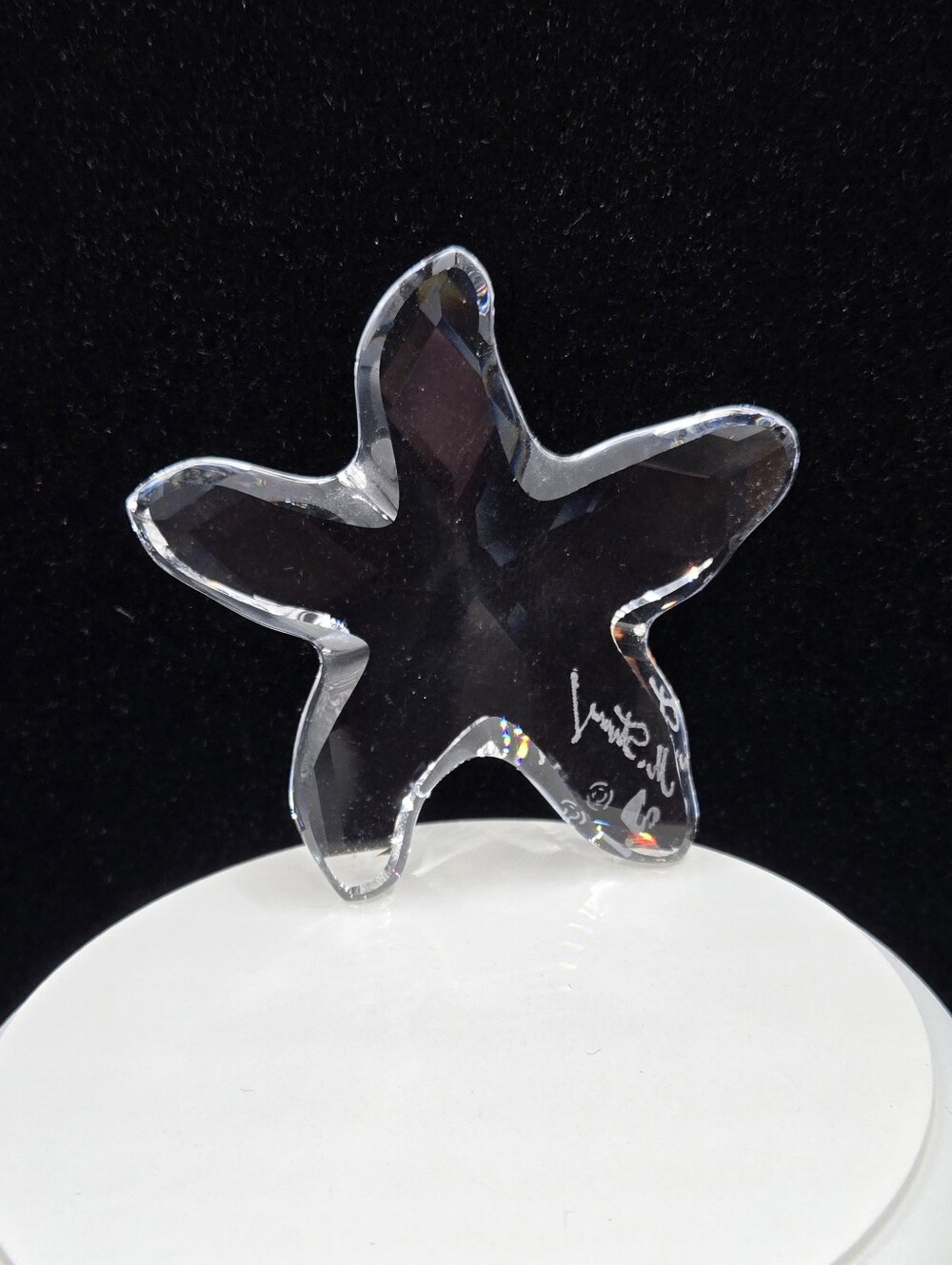 Swarovski SIGNED Crystal Starfish Figurine With Original Packaging